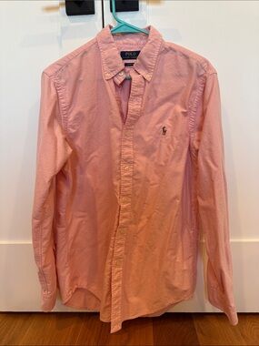 Polo Ralph Lauren Men’s Preppy Pink Oxford Classic Fit Size Medium